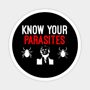 Funny Know Your Parasites Magnet